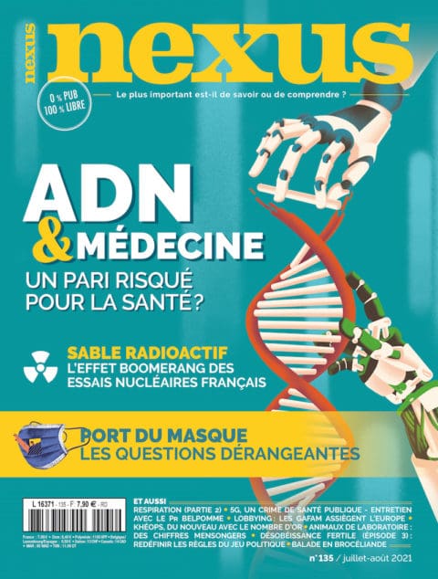 Couverture du magazine Nexus n°135 — Juillet - août 2021