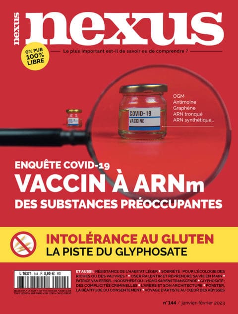 Couverture du magazine Nexus n°144 — Janvier - février 2023