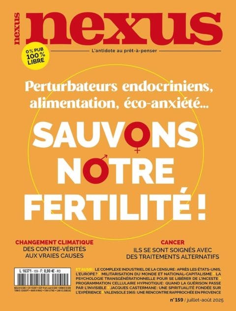 Couverture du magazine Nexus n°159 — Juillet - août 2025