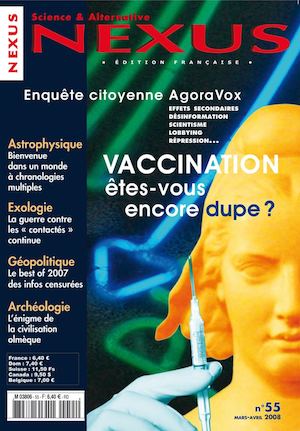 Couverture du magazine Nexus n°55 — Mars - avril 2008