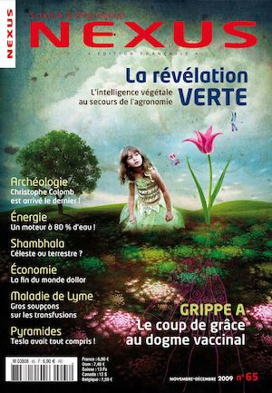 Couverture du magazine Nexus n°65 — Novembre - décembre 2009