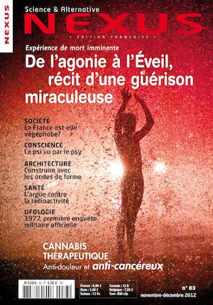 Couverture du magazine Nexus n°83 — Novembre - décembre 2012