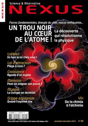 Couverture du magazine Nexus n°89 — Novembre - décembre 2013