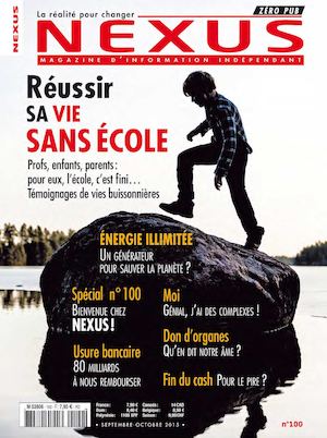 Couverture du magazine Nexus n°100 — Septembre - octobre 2015