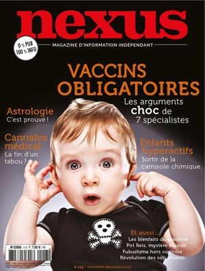 Couverture du magazine Nexus n°113 — Nov. - déc. 2017