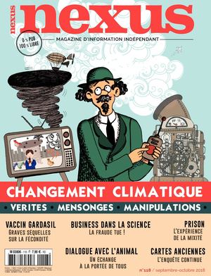 Couverture du magazine Nexus n°118 — Septembre - octobre 2018